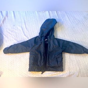 Nike Fleece Lined Windbreaker Zip Jacket Sz 2T